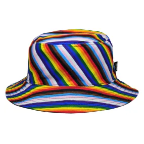 Reversible Rainbow Bucket Hat