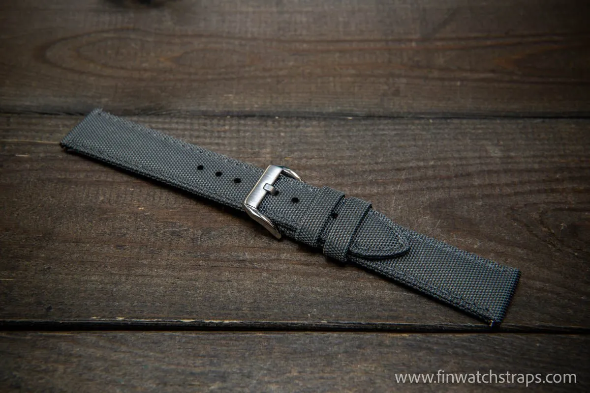 Sailcloth waterproof watch strap.