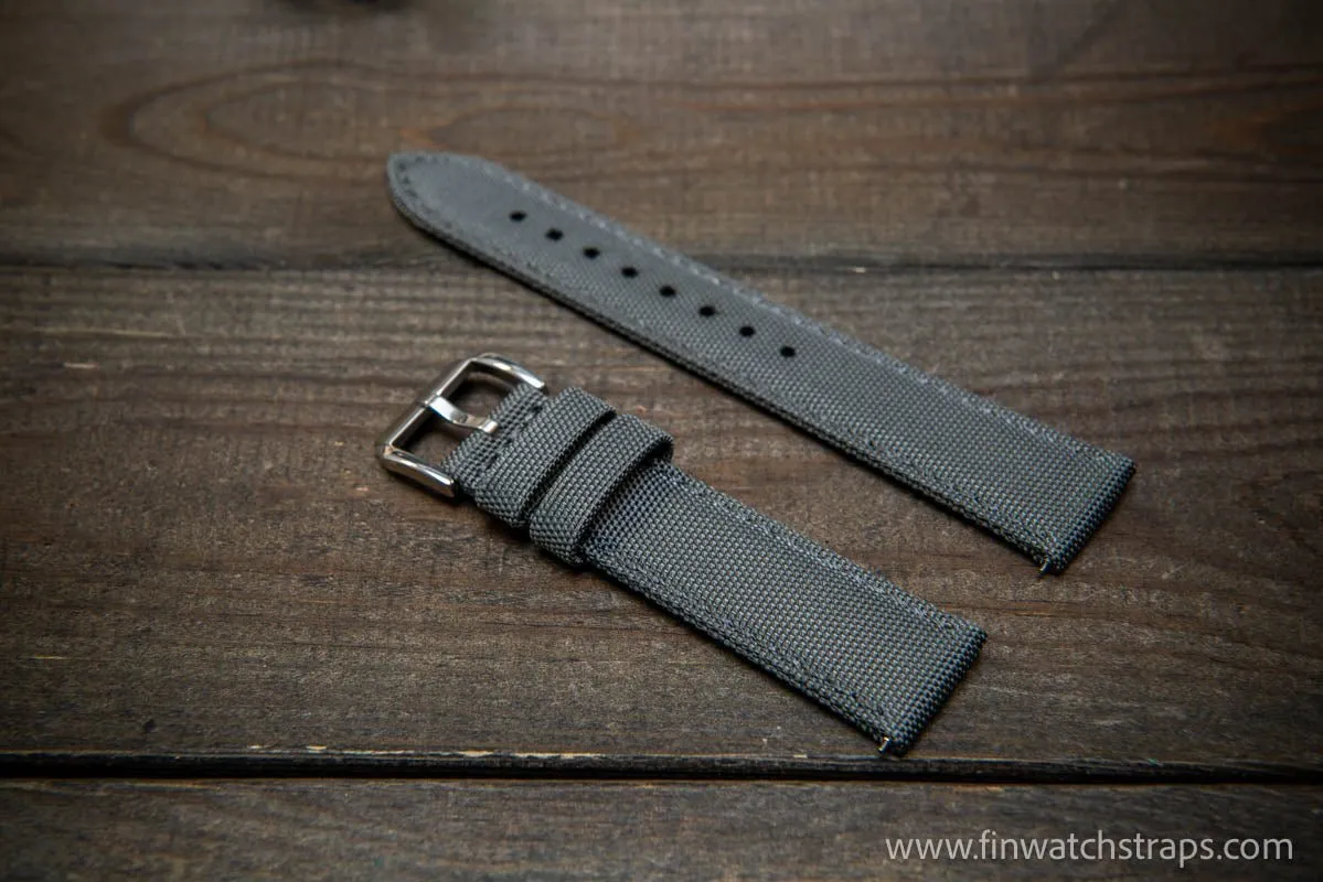 Sailcloth waterproof watch strap.