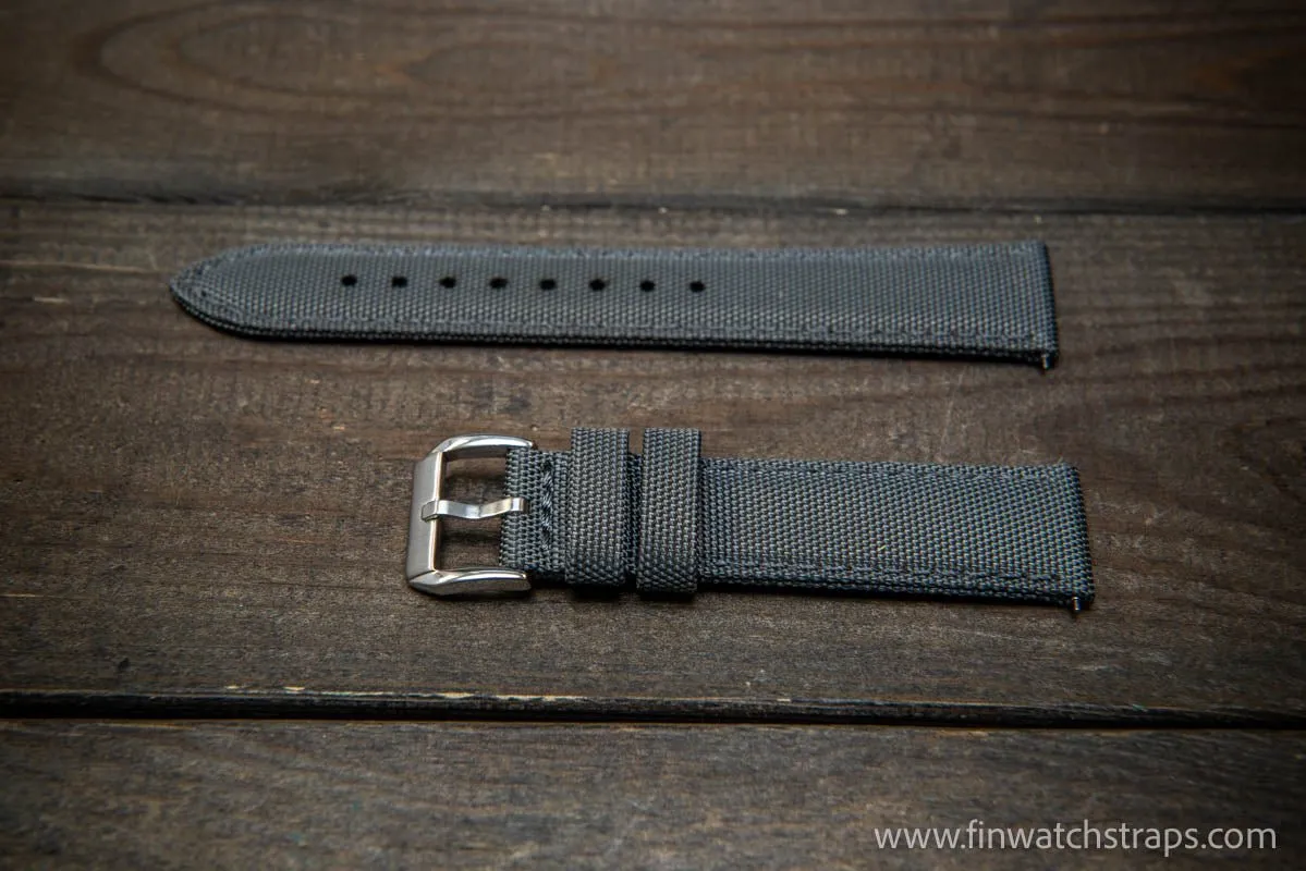 Sailcloth waterproof watch strap.