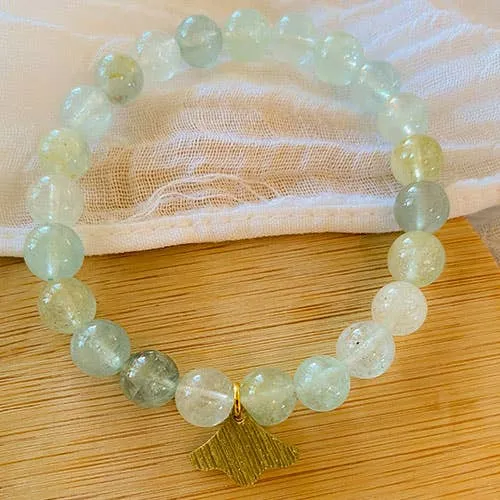 Santore Jewelry Company’s Mala: Aquamarine Beaded Bracelet