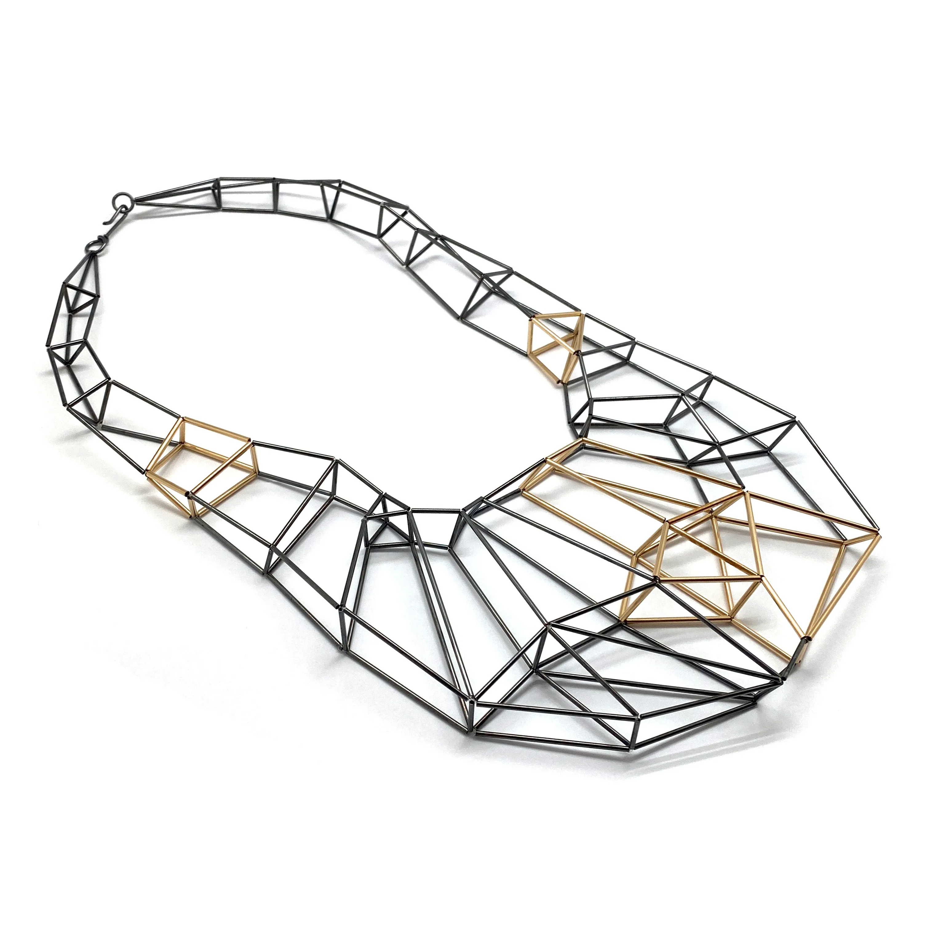 Sculptural Geometric Necklace