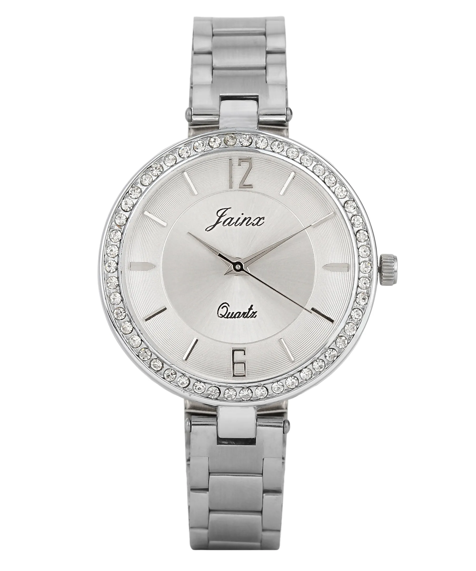 Silver Chain Silver Dial Analog Wrist Watch For Women - JW8590