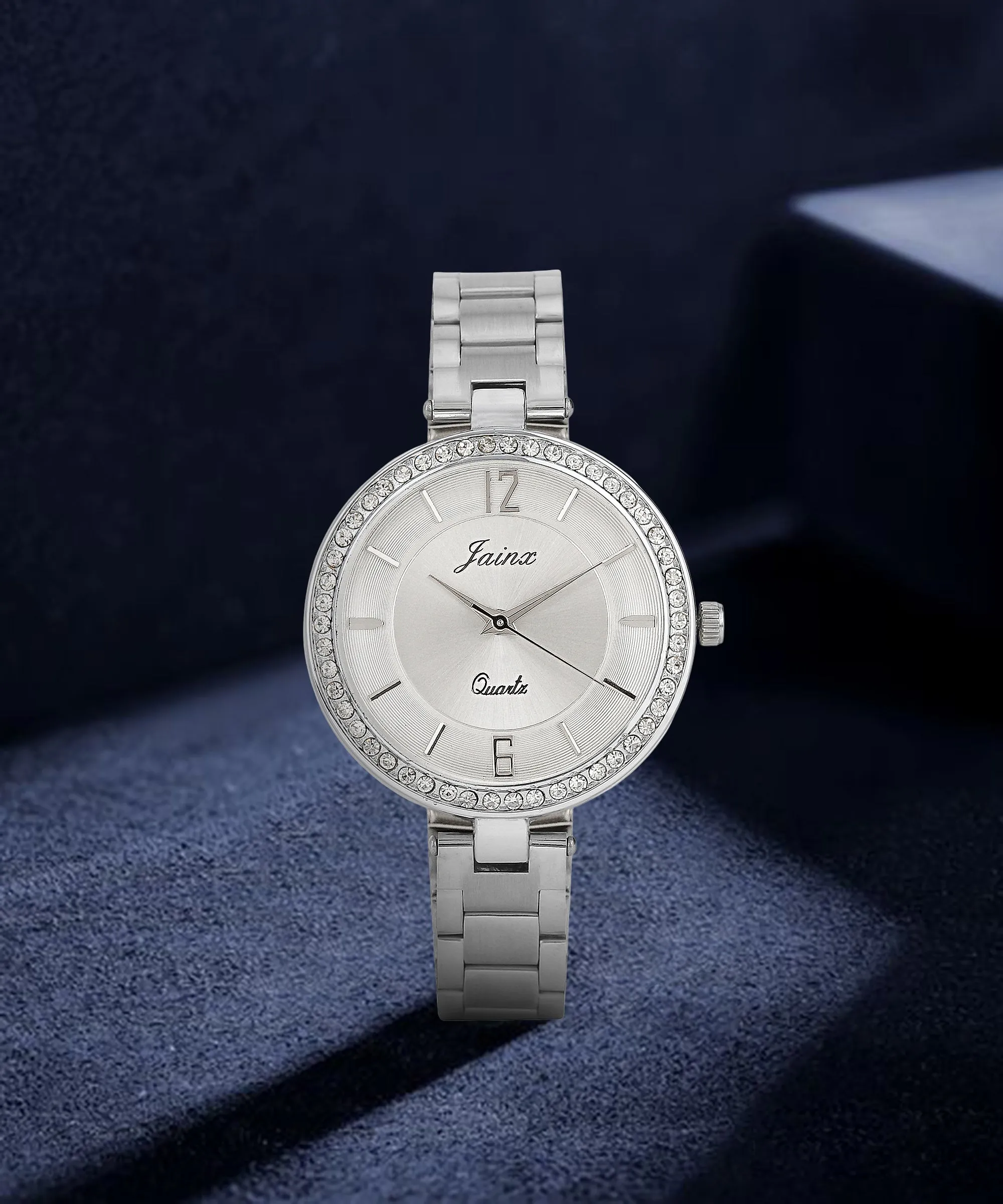 Silver Chain Silver Dial Analog Wrist Watch For Women - JW8590