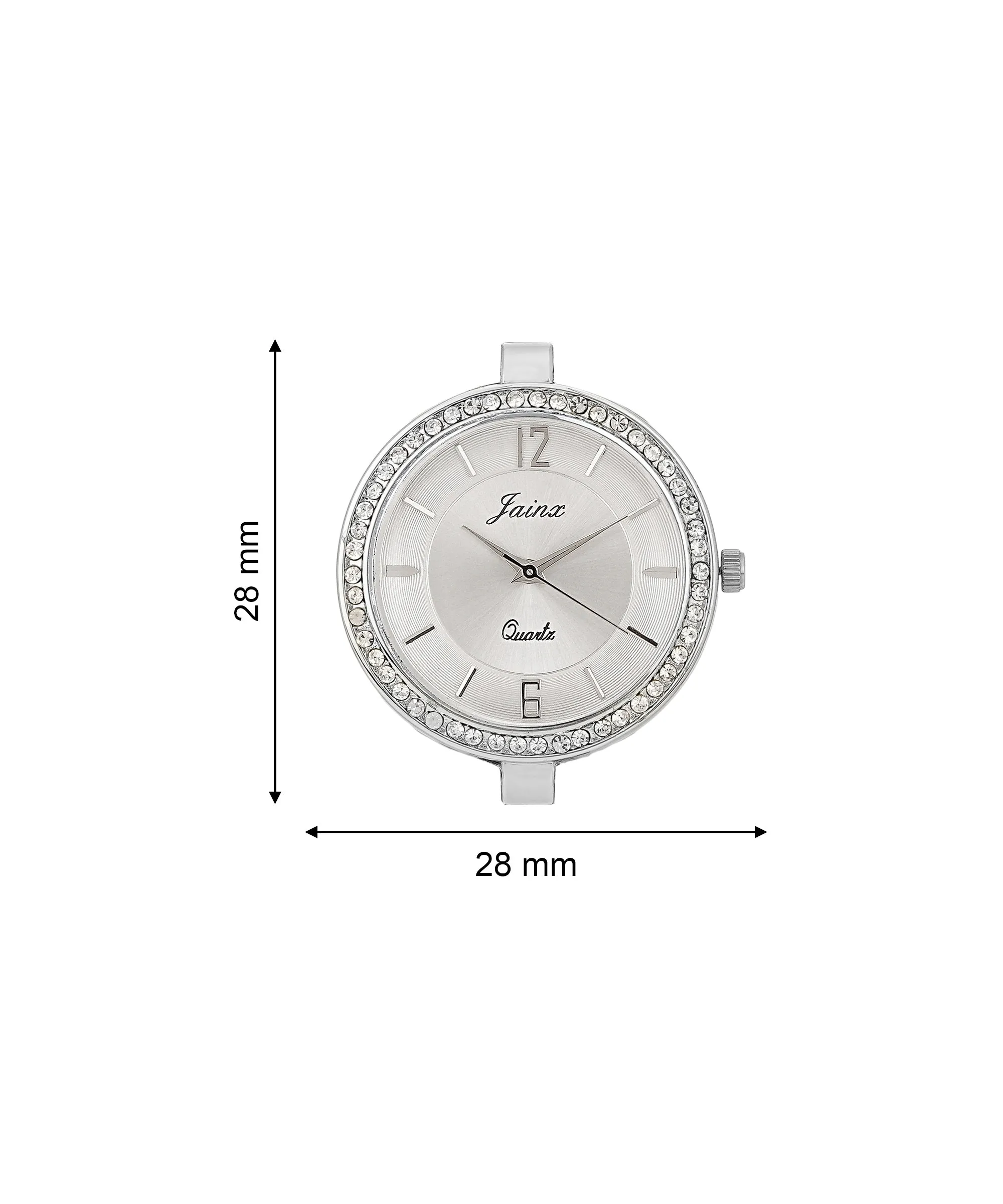 Silver Chain Silver Dial Analog Wrist Watch For Women - JW8590