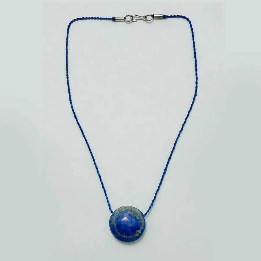 Single Gemstone Lapis Lazuli Necklace