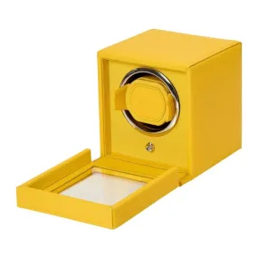 Small Watch Winder Cube Yellow