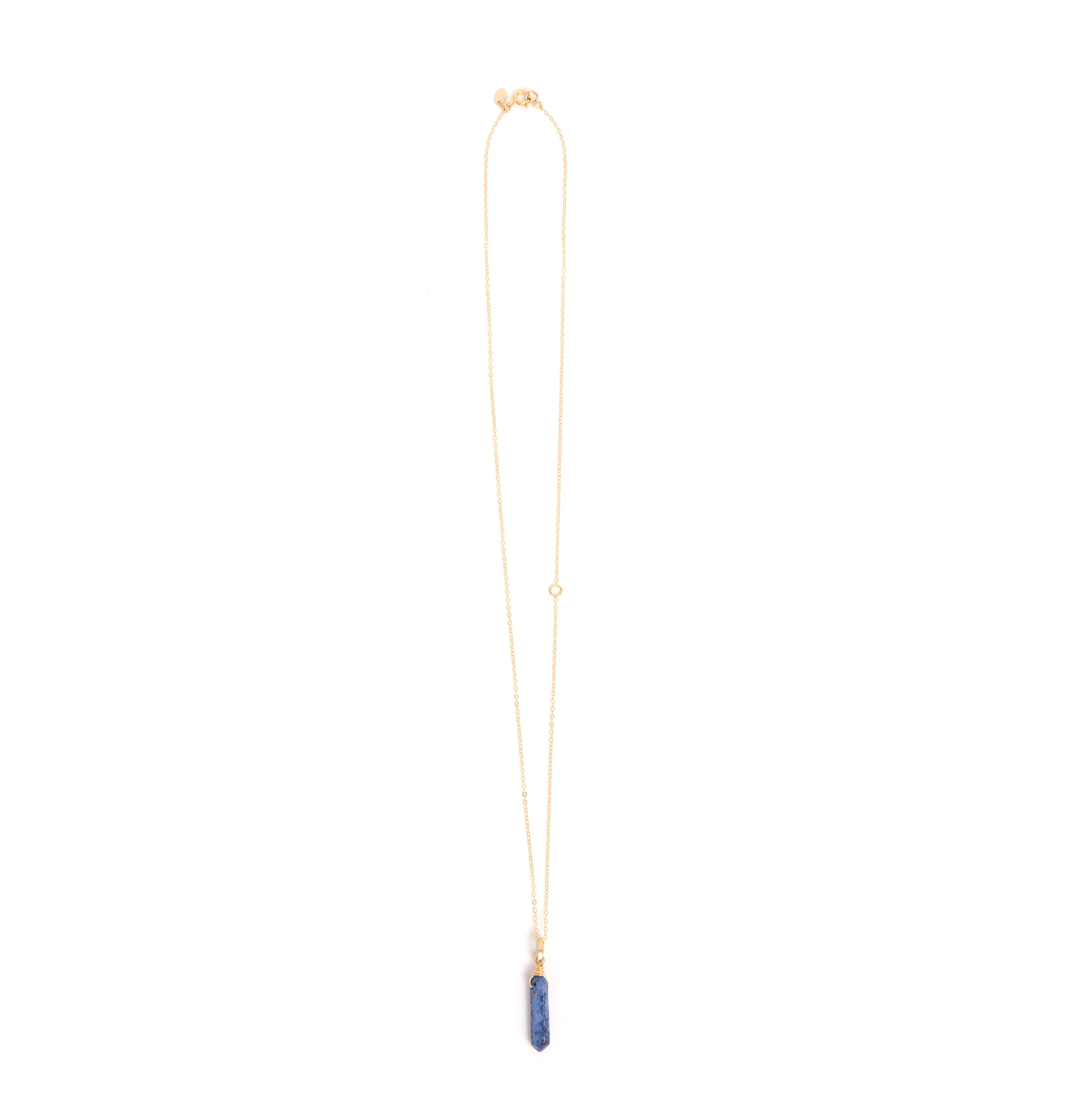 Solitario Necklace #1 (40mm) - Lapis Lazuli