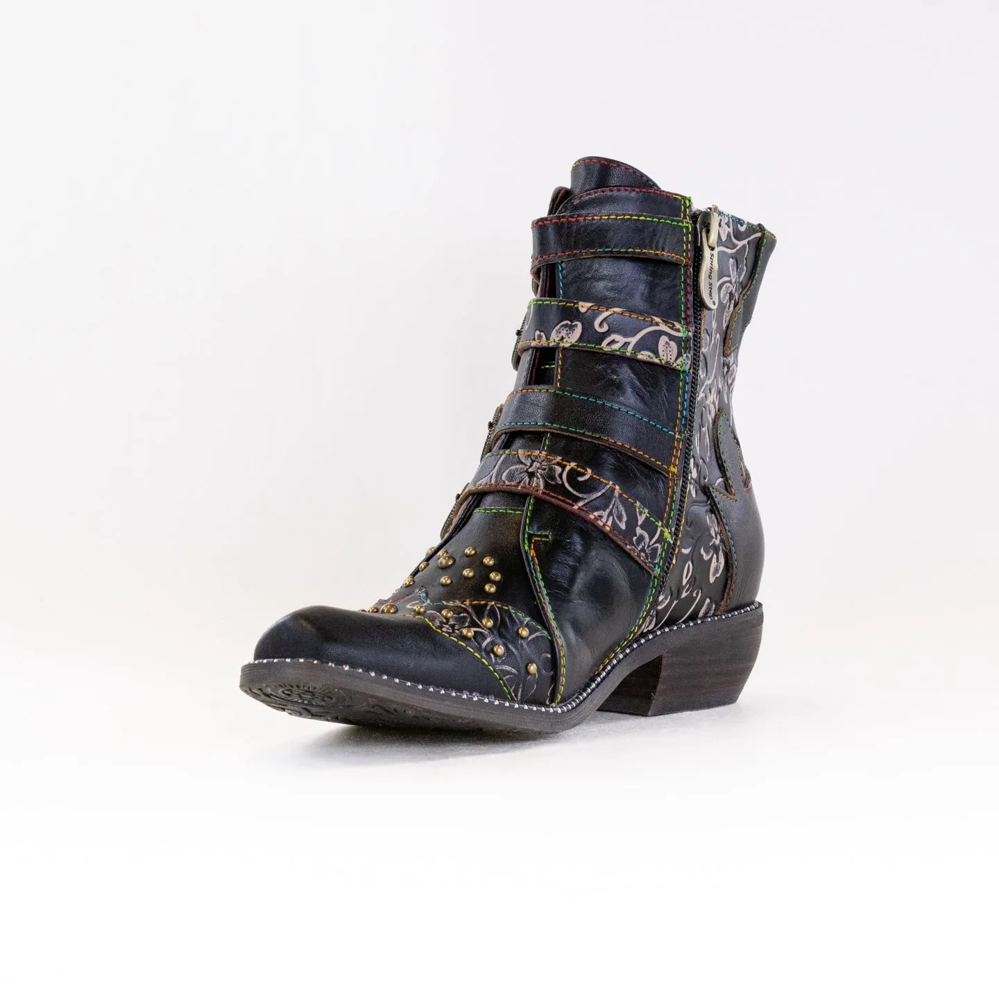 Spring Step L'Artiste Rodeha (Women's) - Black Leather