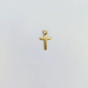 Stainless Steel Gold Religious Cross Minimalist Charm