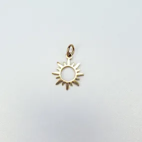 Stainless Steel Sun Charm