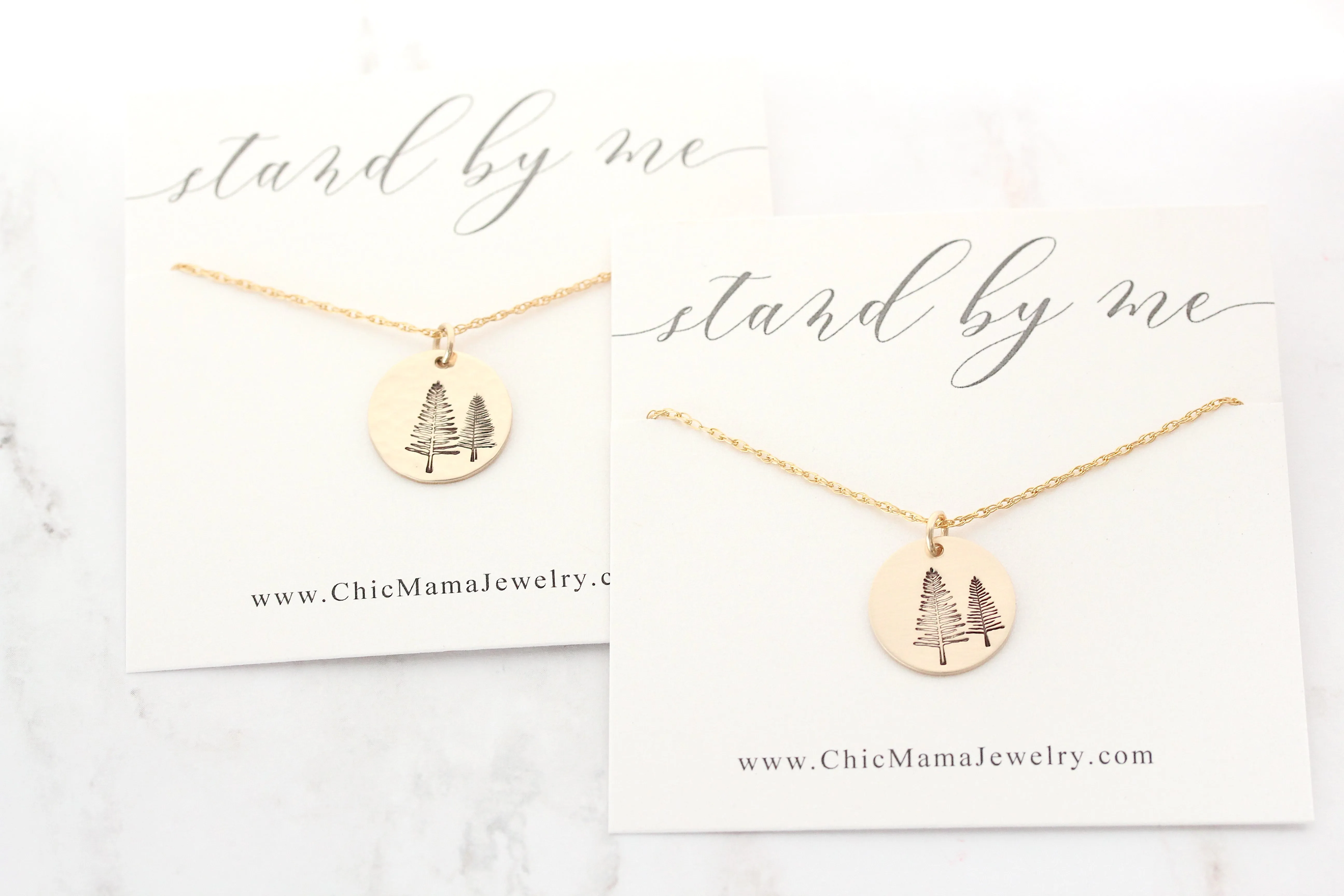 stand by me necklace {silver & gold}