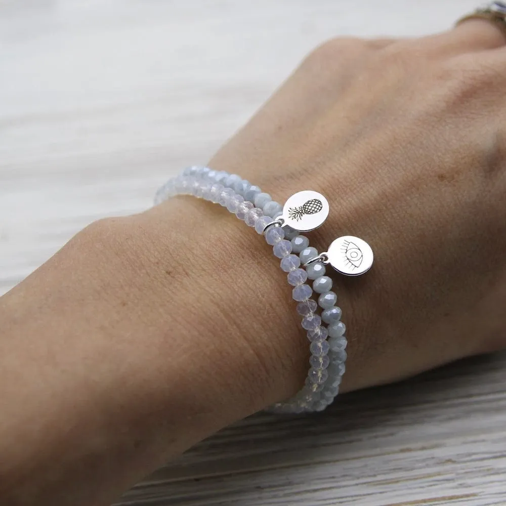 Stay Sweet ~ Stretchy Opal Crystal Bracelet