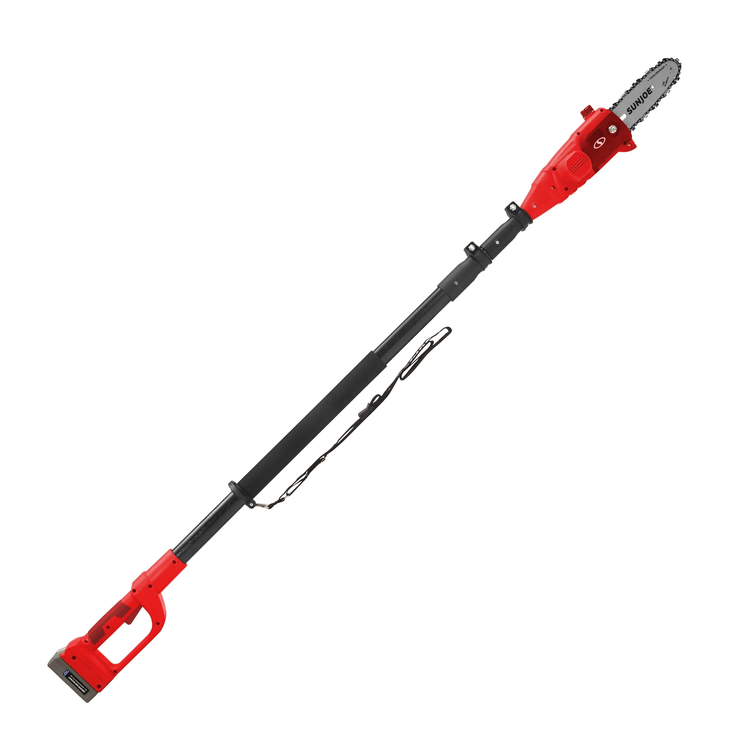 Sun Joe 20VIONLT-PS8-RED-RM 20-Volt iON Cordless Telescoping Pole Chain Saw Kit | 8-inch | W/ 2.5-Ah Battery and Charger (Red) (Certified Refurbished)