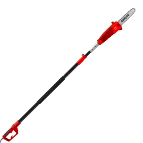 Sun Joe SWJ803E-RED-RM Electric Multi-Angle Pole Chain Saw | 10 inch | 8.0 Amp | Red (Certified Refurbished)