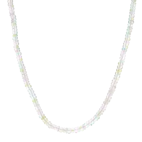 Tapered Opal Bead Necklace