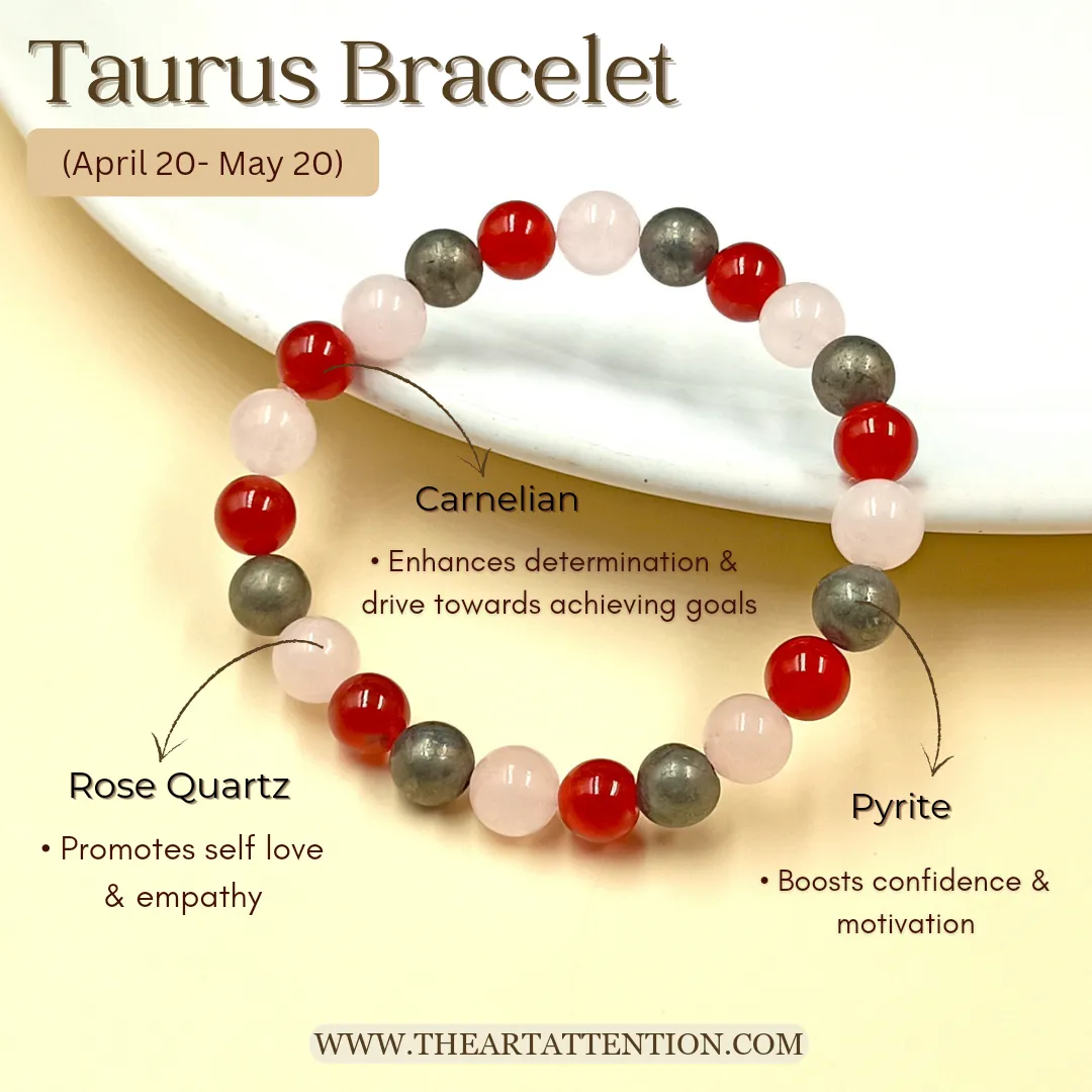 Taurus Zodiac Crystal Bracelet