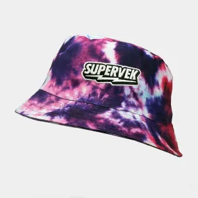 Tie Dye Reversible Bucket Hat Acid Wash