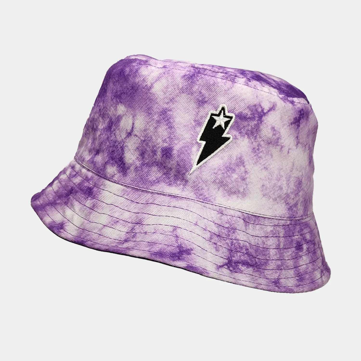 Tie Dye Reversible Bucket Hat Purple Haze