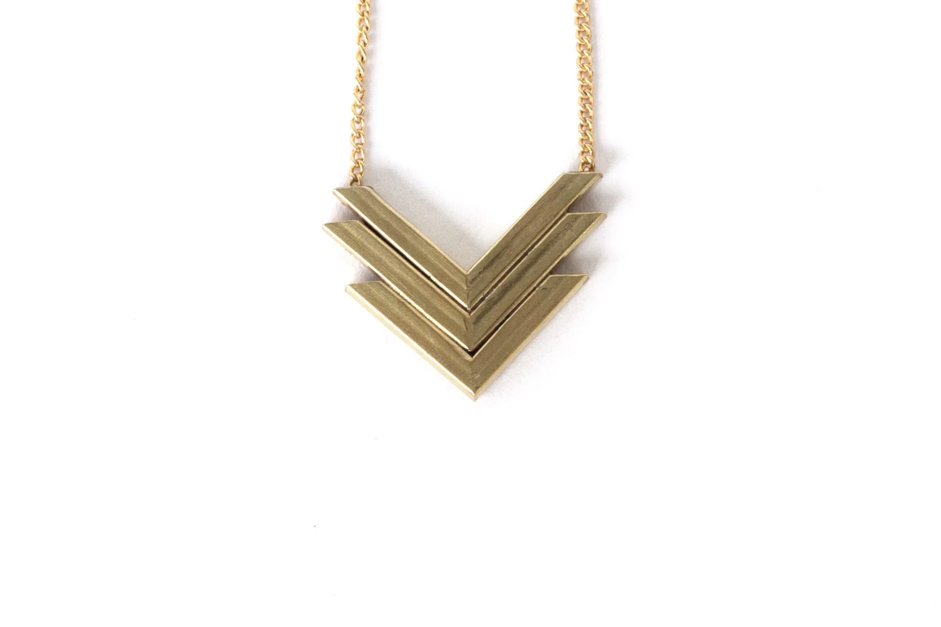 Triple V Necklace