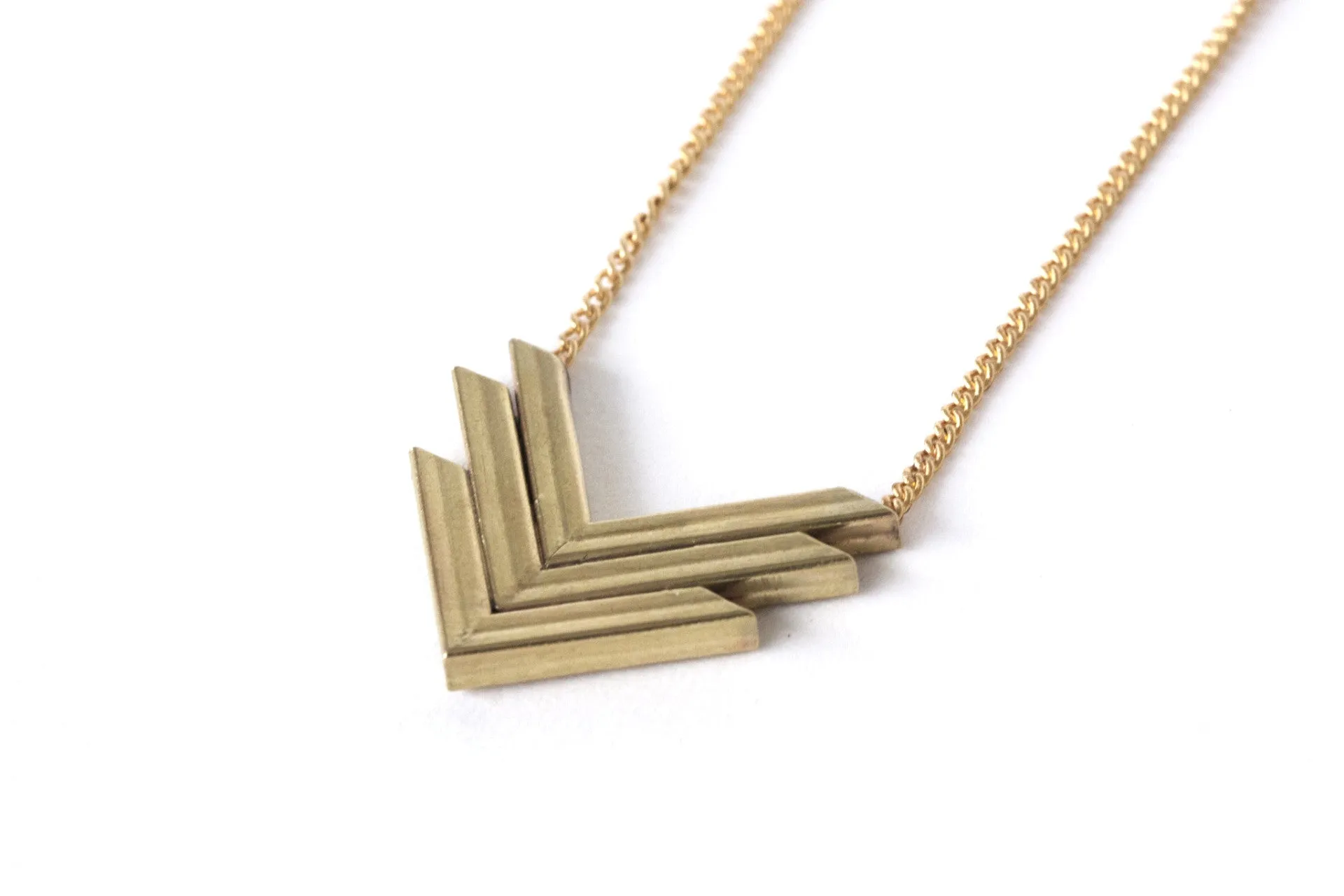 Triple V Necklace