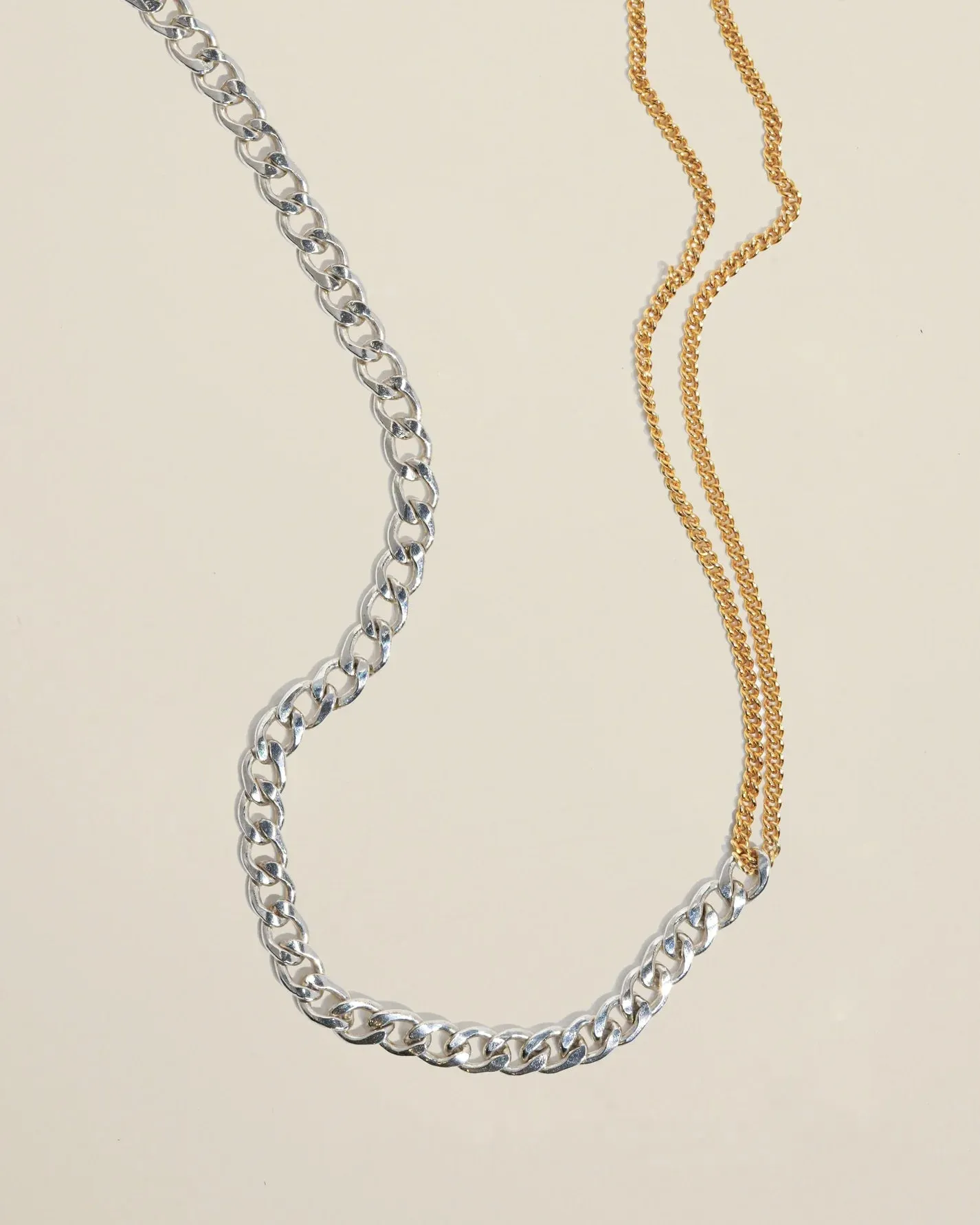 Two Tone Combo Monica Necklace