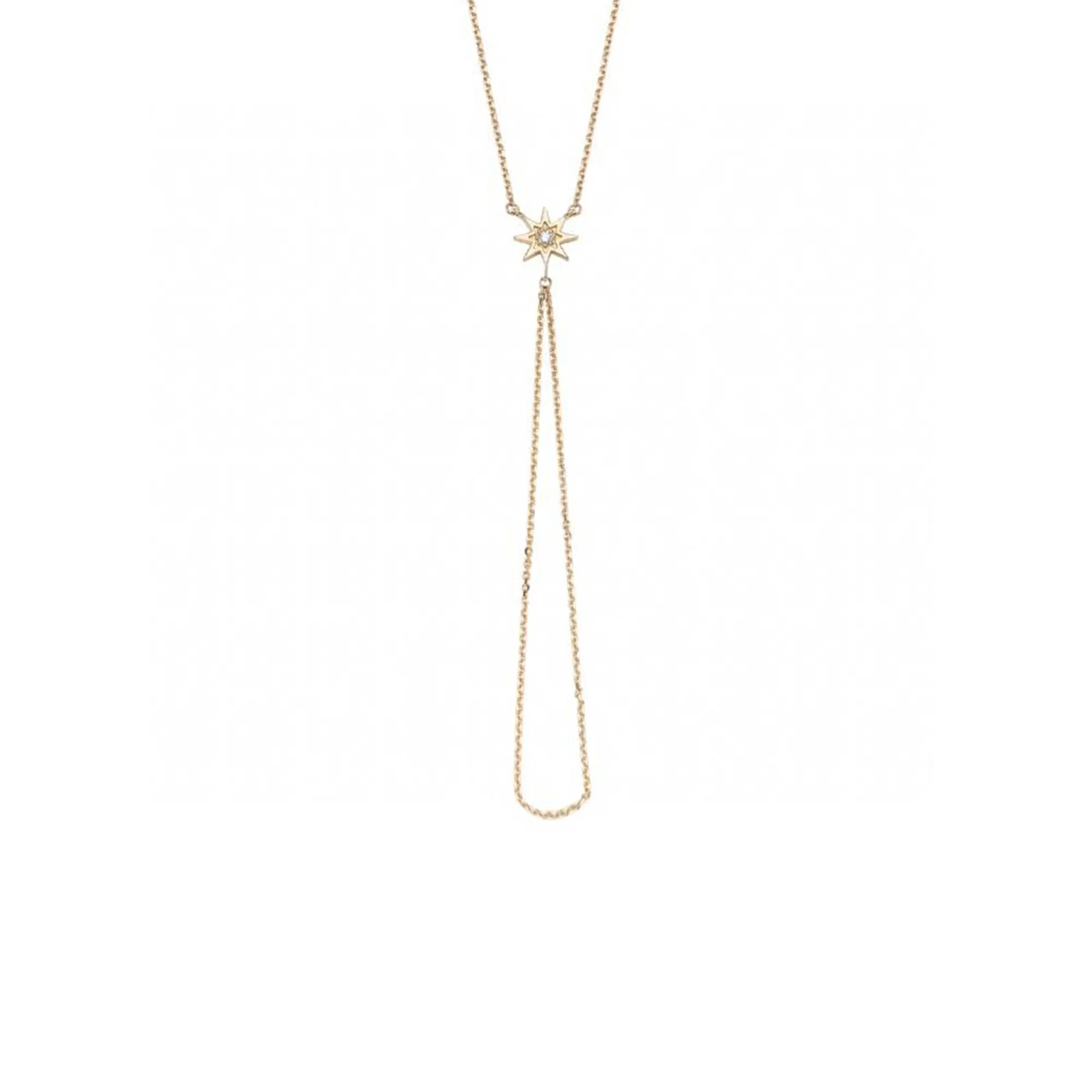 VENUS STAR GOLD DIAMOND HAND CHAIN