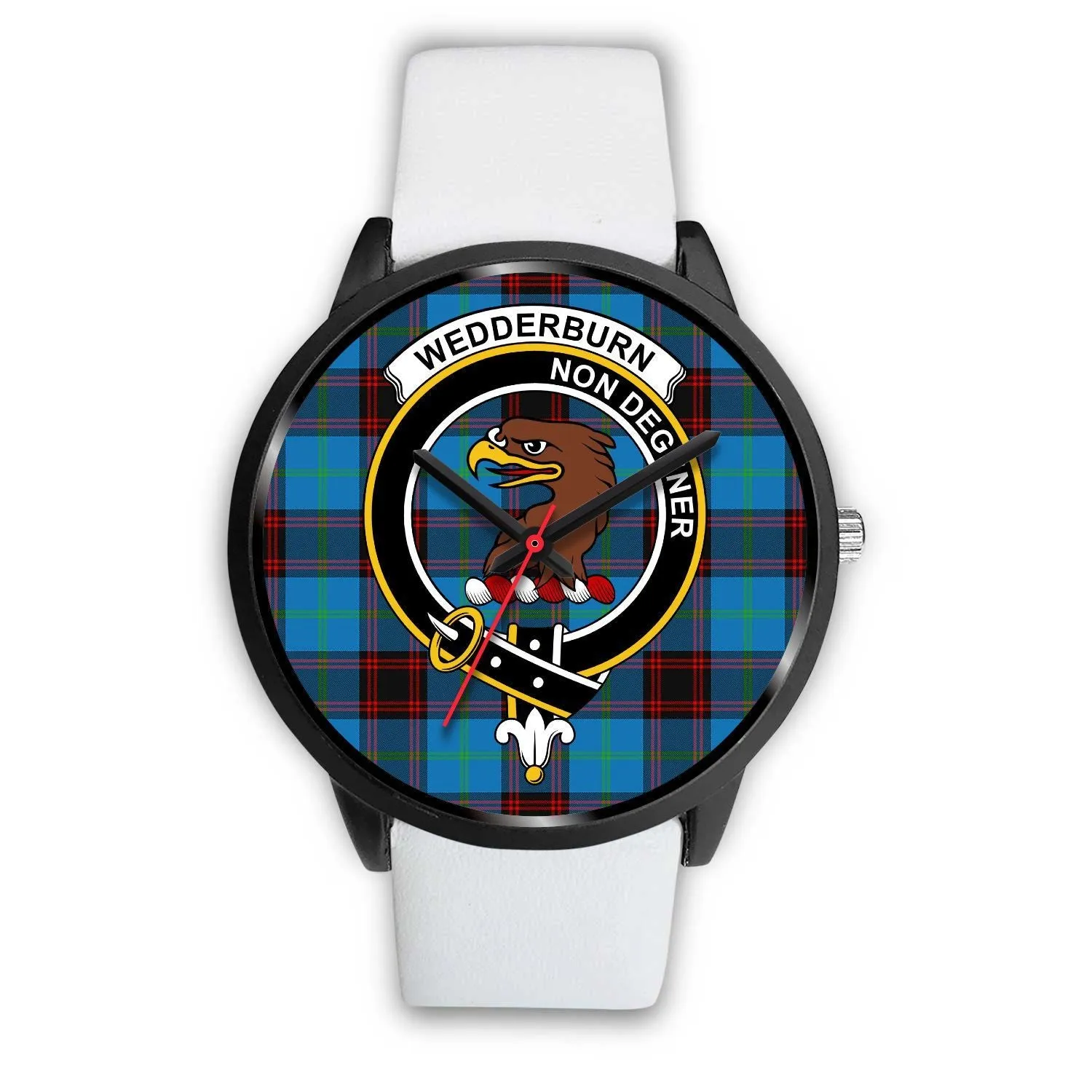 Wedderburn Clan Badge Tartan Black Watch