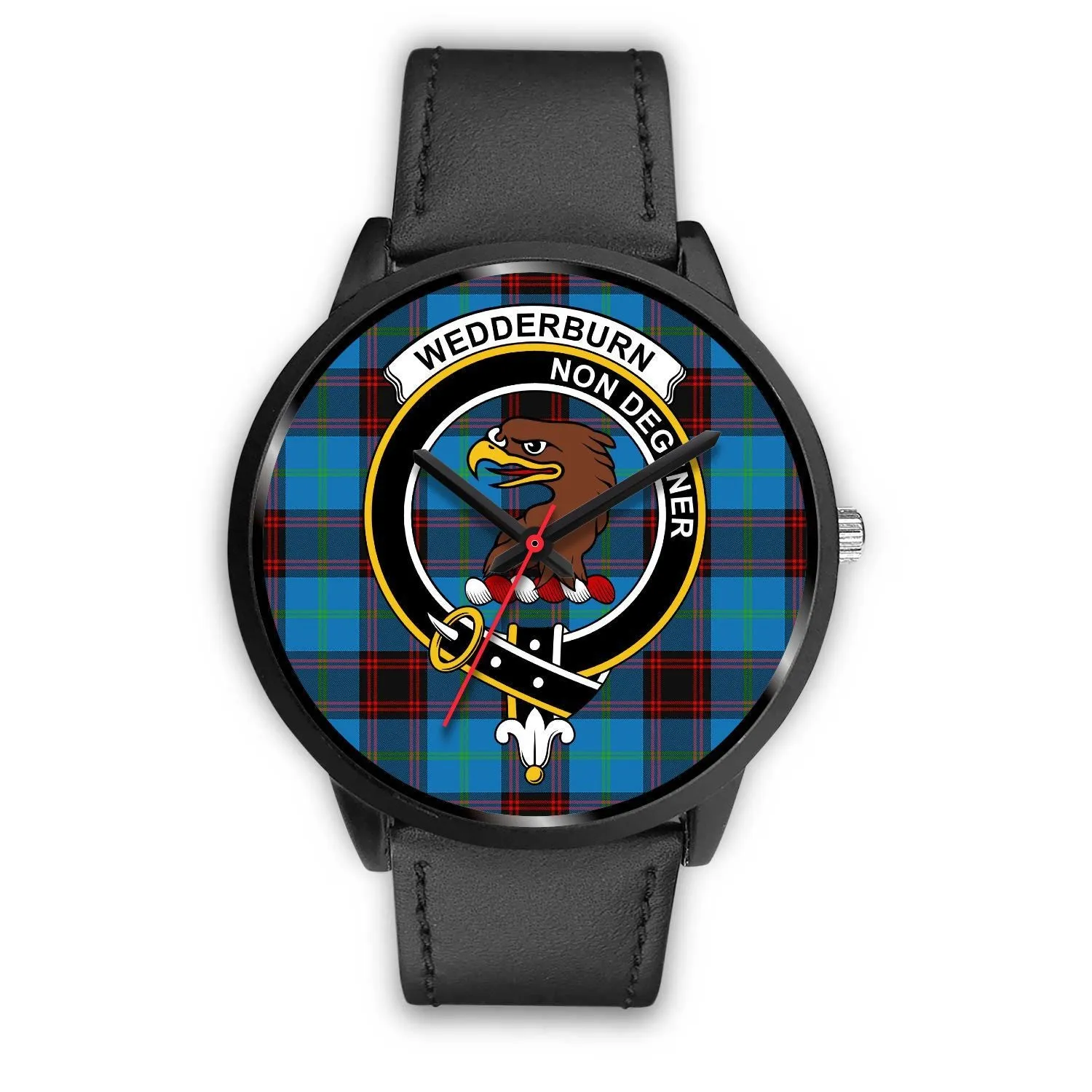 Wedderburn Clan Badge Tartan Black Watch