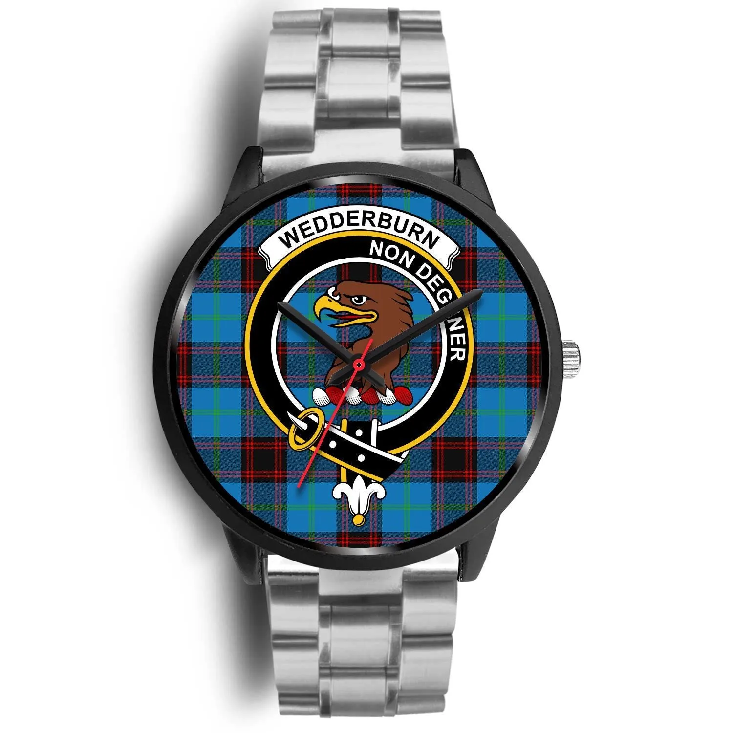 Wedderburn Clan Badge Tartan Black Watch