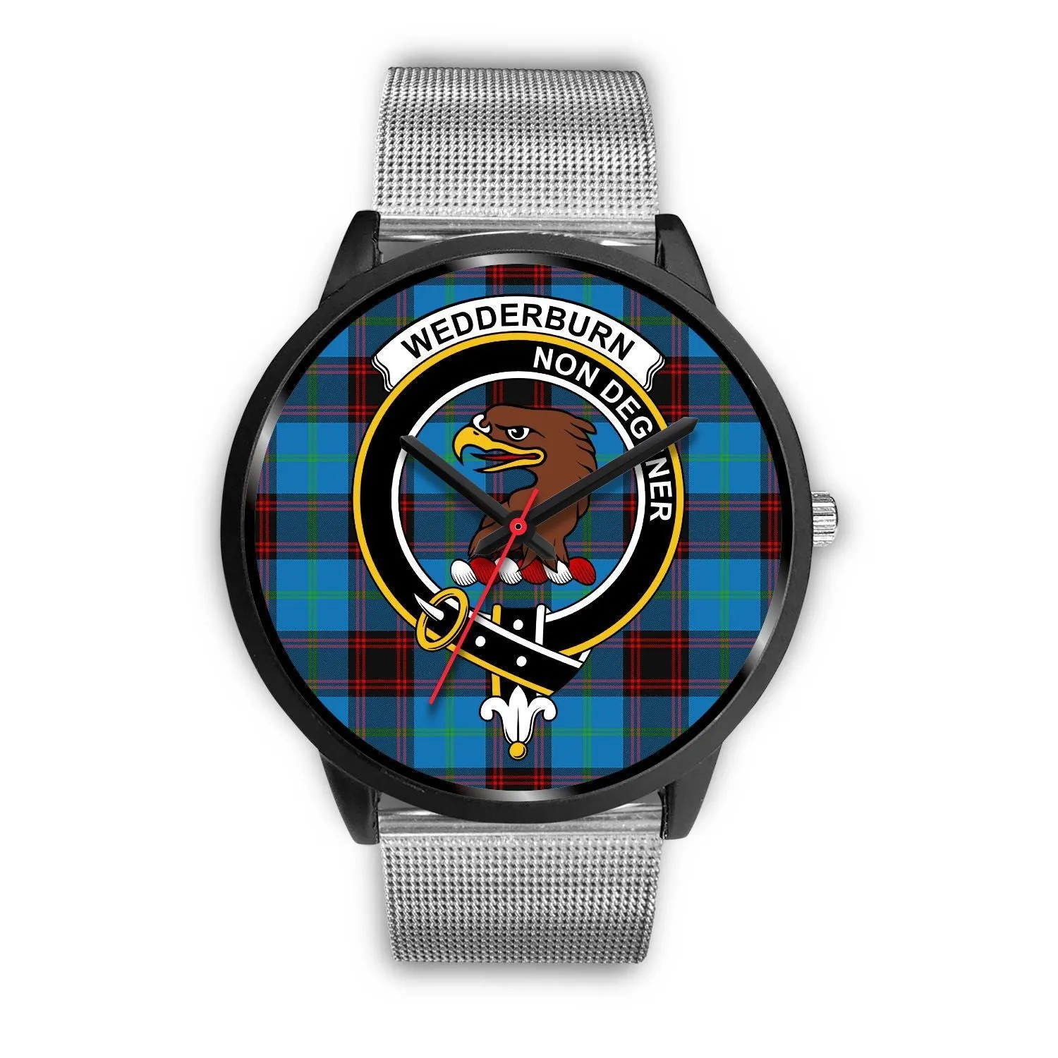 Wedderburn Clan Badge Tartan Black Watch