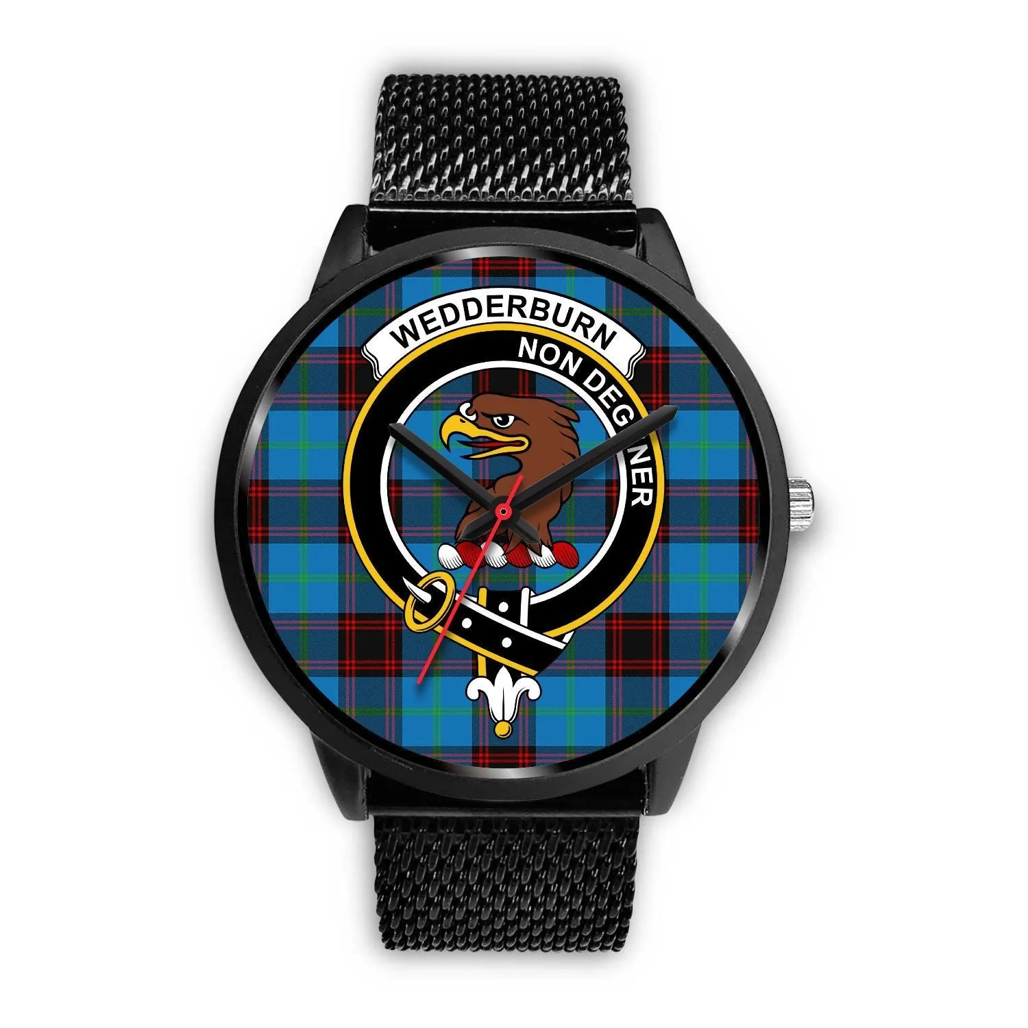 Wedderburn Clan Badge Tartan Black Watch