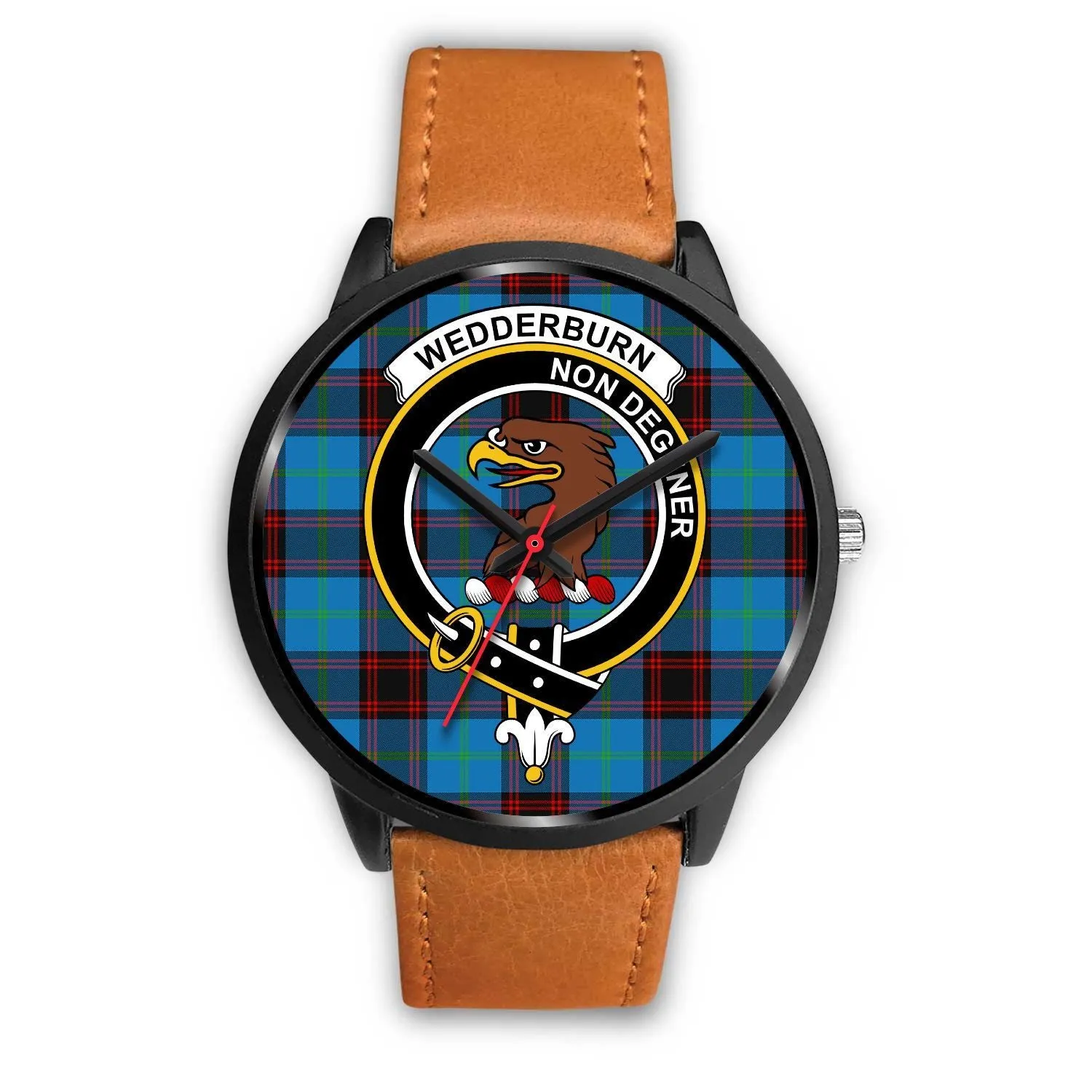 Wedderburn Clan Badge Tartan Black Watch