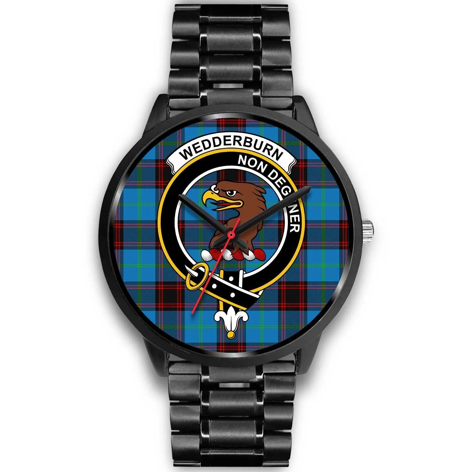 Wedderburn Clan Badge Tartan Black Watch