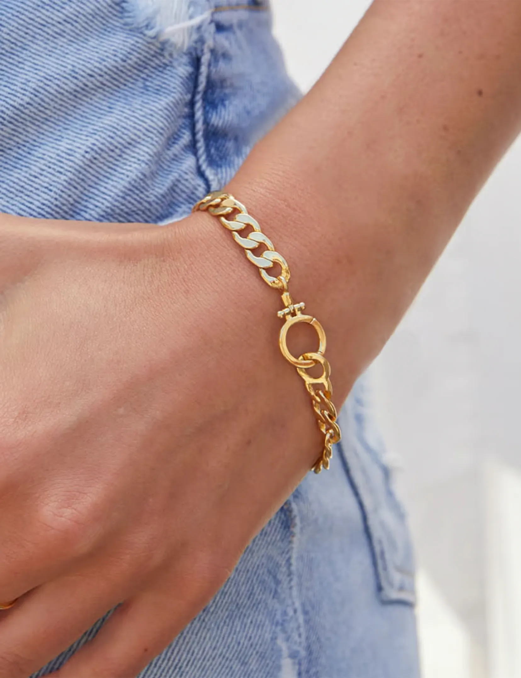 Wilder Chain Bracelet, Gold