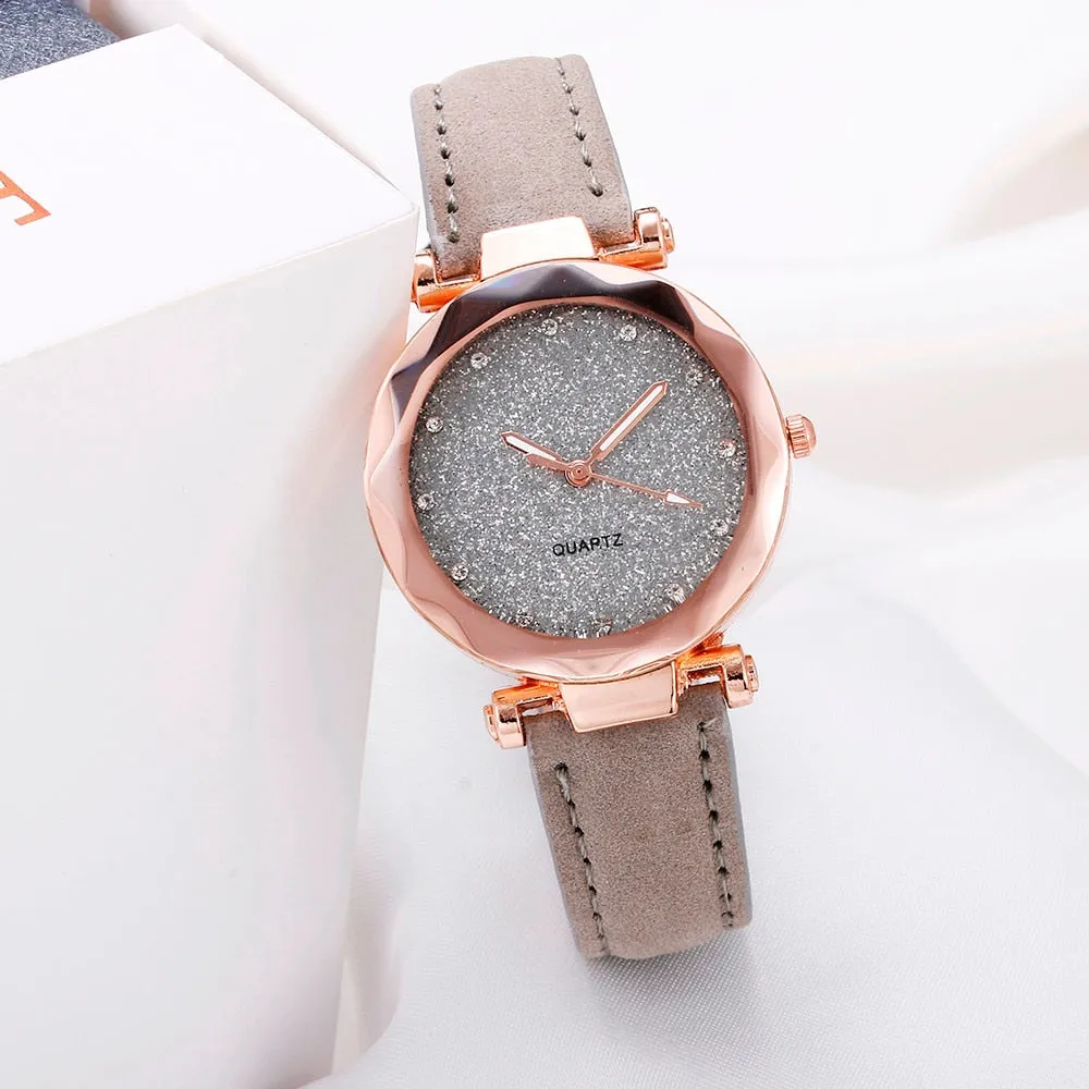 Women Romantic Starry Sky Wrist Watch