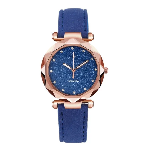 Women Romantic Starry Sky Wrist Watch