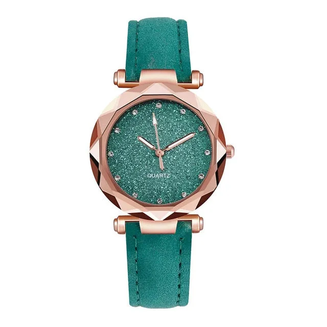 Women Romantic Starry Sky Wrist Watch