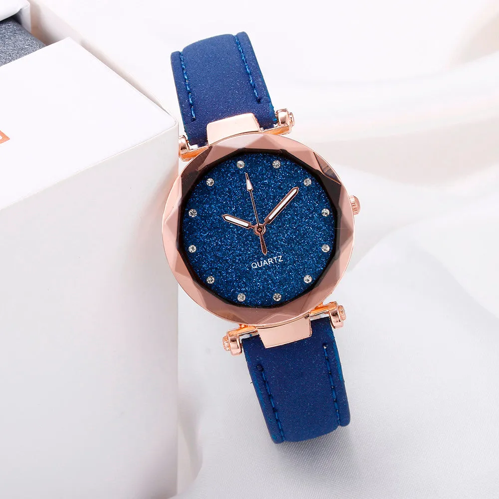 Women Romantic Starry Sky Wrist Watch