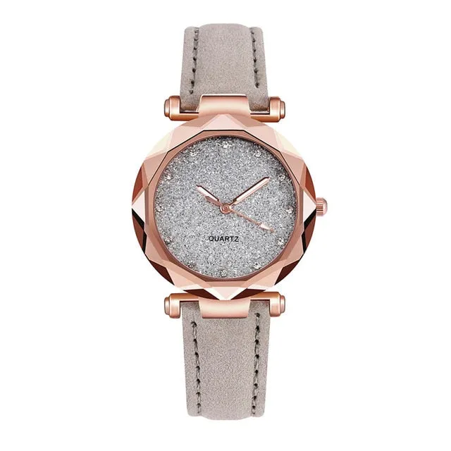 Women Romantic Starry Sky Wrist Watch