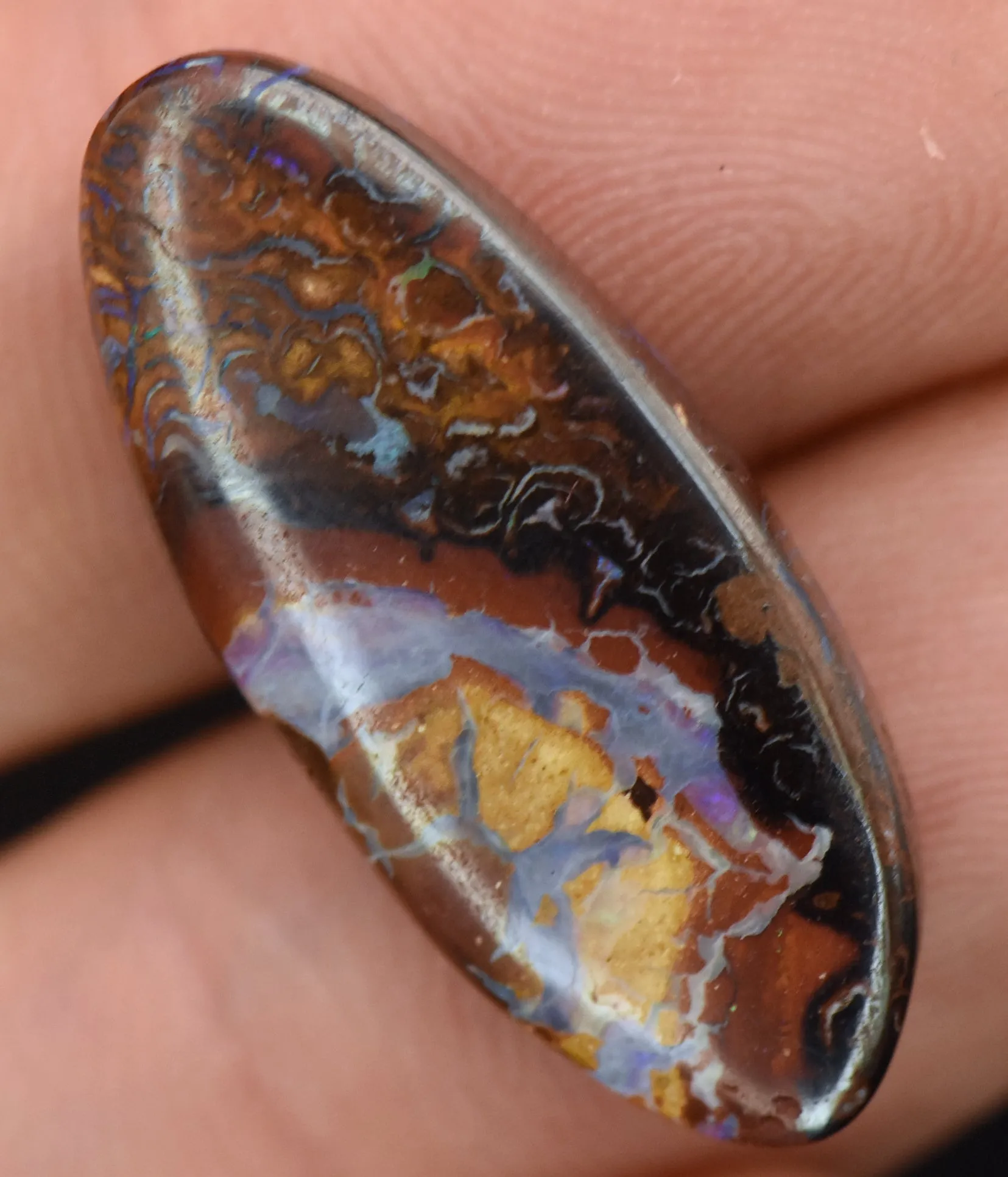 Yowah Boulder Opal Oval Cabochon - 2.4g