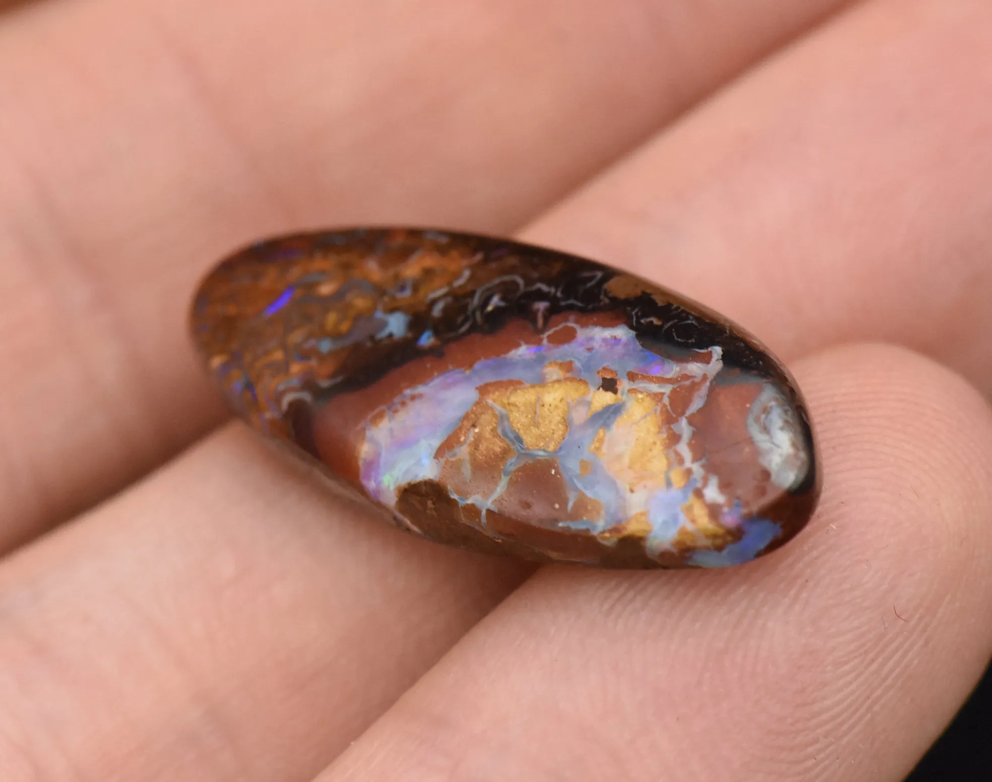 Yowah Boulder Opal Oval Cabochon - 2.4g