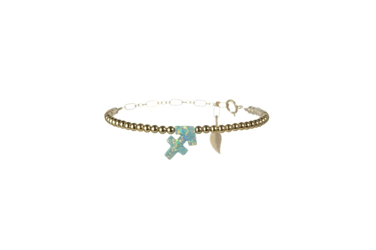 ZODIAC SIGN OPAL BRACELET