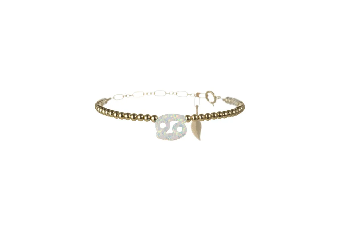 ZODIAC SIGN OPAL BRACELET