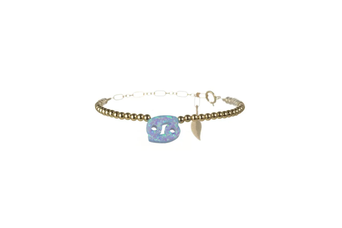 ZODIAC SIGN OPAL BRACELET